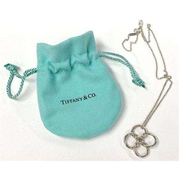 Tiffany & Co. Quadrifoglio Pendant Necklace .925 Sterling Silver