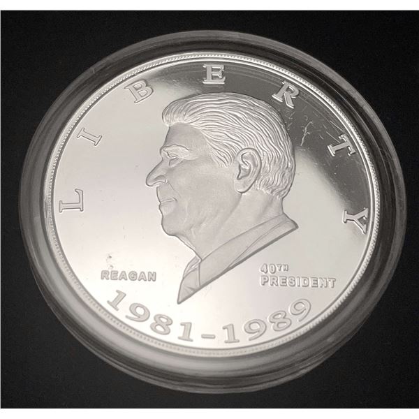 Danbury Ronald Reagan Proof 1 ozt .999 Silver