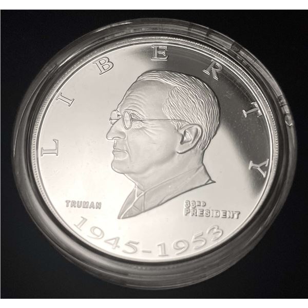 Danbury Harry S. Truman Proof 1 ozt .999 Silver