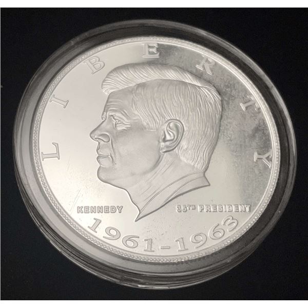 Danbury John F. Kennedy Proof 1 ozt .999 Silver