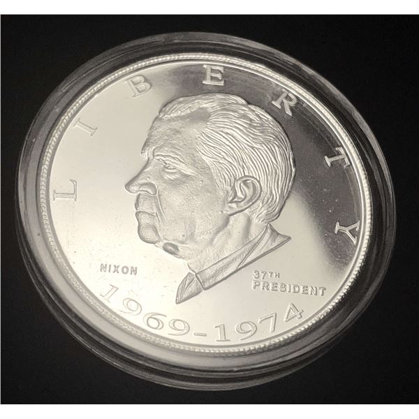 Danbury Richard M. Nixon Proof 1 ozt .999 Silver