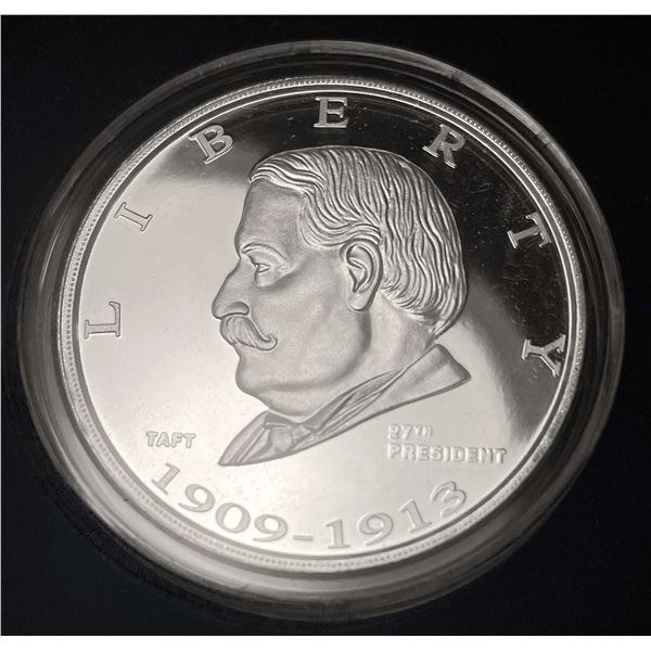 Danbury William H. Taft Proof 1 ozt .999 Silver