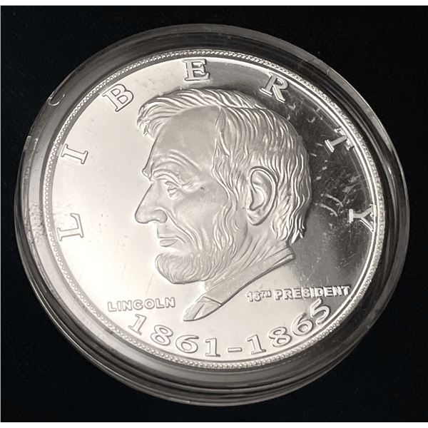 Danbury Abraham Lincoln Proof 1 ozt .999 Silver