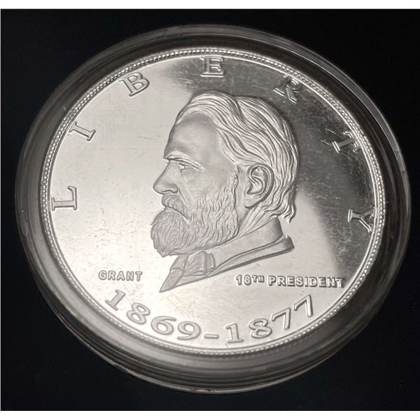 Danbury Ulysses S. Grant Proof 1 ozt .999 Silver