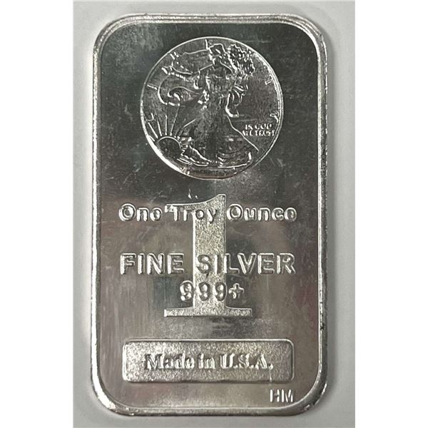 Highland Mint American Eagle Design 1 ozt .999 Silver Bar