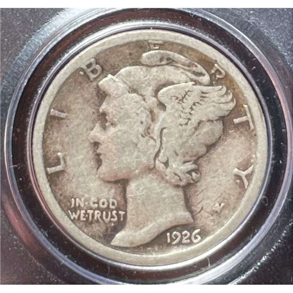 1926-S Mercury Silver Dime Fine+