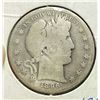 Image 1 : 1896-S Barber Half Silver VG/Good