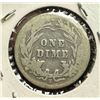 Image 2 : 1901-S Barber Silver Dime AG