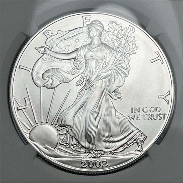 2002 American Silver Eagle NGC MS69