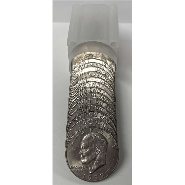 Roll (20-coins) 1977 Eisenhower Dollar