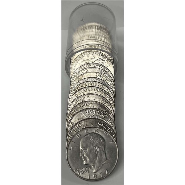 Roll (20-coins) 1972 Eisenhower Dollar