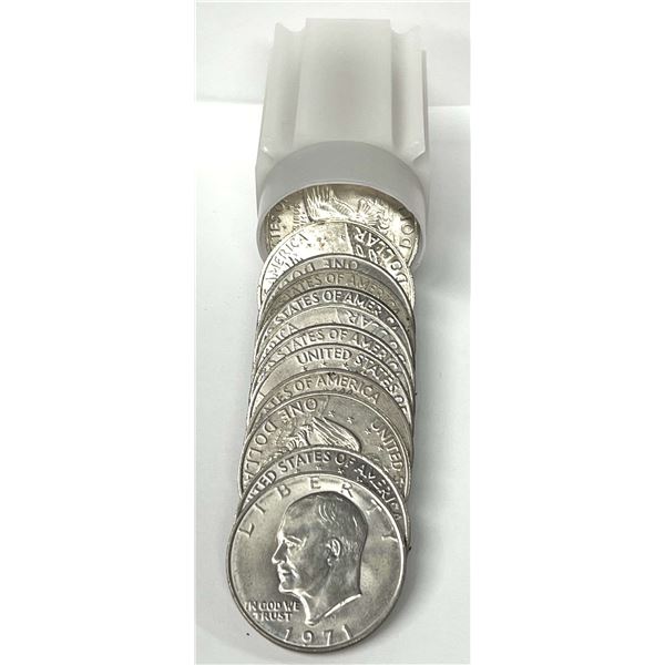 Roll (20-coins) 1971 Eisenhower Dollar