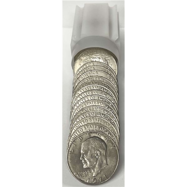 Roll (20-coins) 1971 Eisenhower Dollar