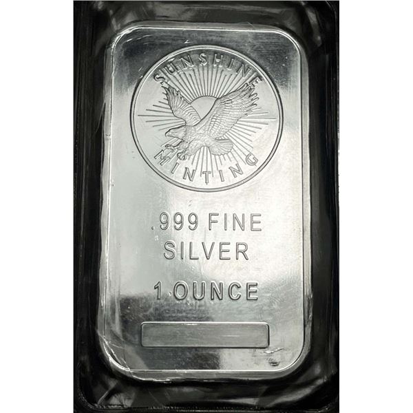Sunshine Minting Eagle 1 ozt .999 Silver Bar