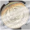 Image 2 : Monster Color 1886 Morgan Silver Dollar NGC MS63