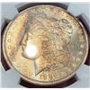Image 3 : Monster Color 1886 Morgan Silver Dollar NGC MS63
