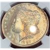 Image 4 : Monster Color 1886 Morgan Silver Dollar NGC MS63