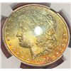 Image 1 : Monster Color 1884-O Morgan Silver Dollar NGC MS63