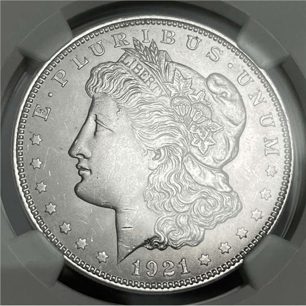 1921 Morgan Silver Dollar NGC MS63