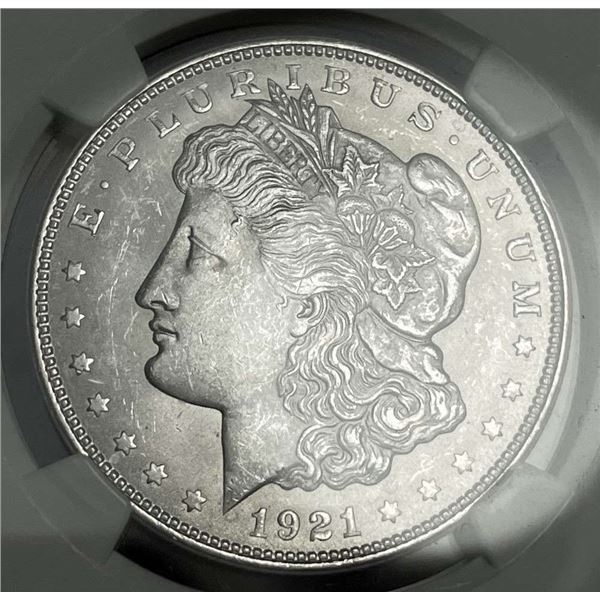 1921 Morgan Silver Dollar NGC MS63