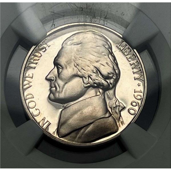 1960 Jefferson 5c NGC PF69