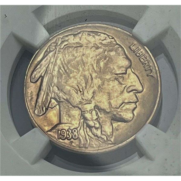 1938-D Buffalo Nickel NGC MS66