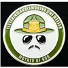Image 1 : Colorized State Highway Patrol "Littering And Smoking The Reefer" 1 ozt .999 Silver