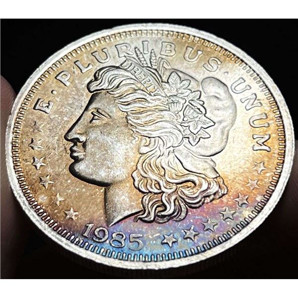1985 Morgan Design 1 ozt .999 Silver Trade Unit