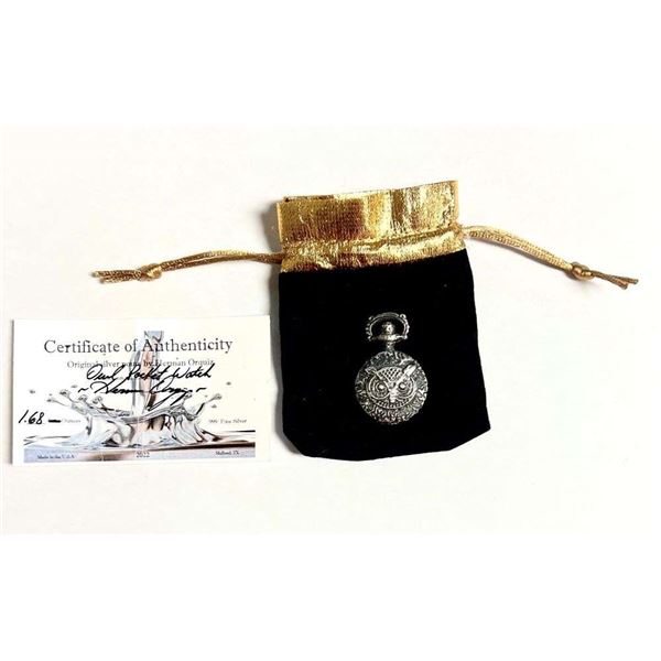 2022 Owl Pocket Watch Design 1.68 oz .999 Silver