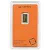 Image 2 : Valcambi Suisse 1g .9999 Gold Bar