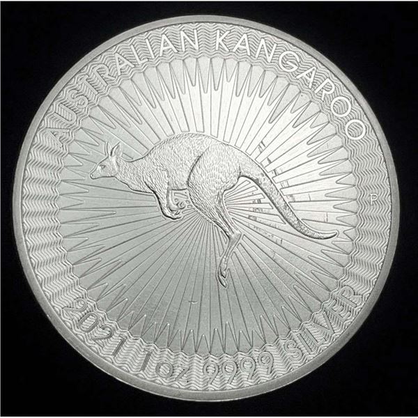 2021-P Austrilian Kangaroo 1 ozt .9999 Silver Dollar