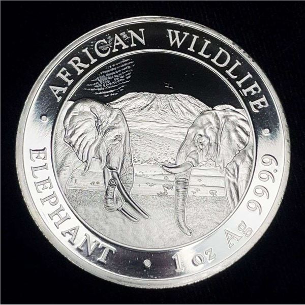 2020 Somali Republic 100 Shillings "African Wildlife" Proof 1 ozt .9999 Silver