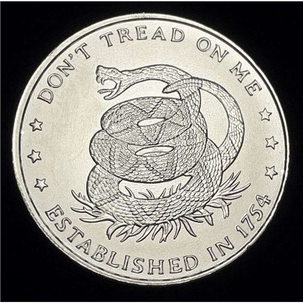 Don't Tread On Me .999 Silver 1 Ozt
