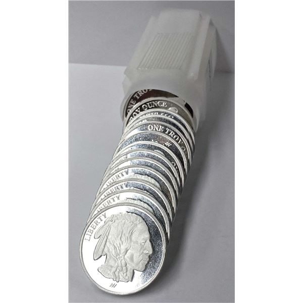 Roll (20-coins) Buffalo Proof .999 Silver 1 ozt