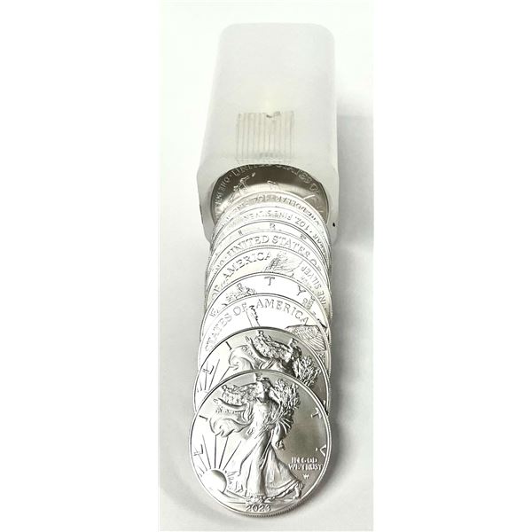 Last Minute! Original Treasury Roll (20-coins) 2023 American Silver Eagle