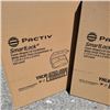 Image 3 : 2 CASES OF NEW PACTIV SMART LOCK HINGED TO GO CONTAINERS 300 TOTAL