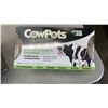 Image 2 : 6 NEW COWPOT PLANT POTS - EACH CONTAINS 3  6 CELL FLATS, TOTAL RETAIL $89