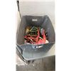 Image 2 : BIN OF HAND TOOLS, SPRAY GUN, DEF FLUID AND RUST CHECK FLUID