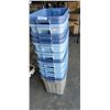 Image 2 : 12 RUBBERMAID STORAGE TOTES