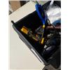 Image 2 : CRATE OF WORKING POWER TOOLS DEWALT, RYOBI AND MORE