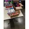 Image 2 : BOX OF COLLECTIBLE ACTION FIGURES, BOARD GAMES, CARD GAMES ETC