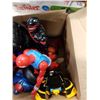 Image 8 : BOX OF COLLECTIBLE ACTION FIGURES, BOARD GAMES, CARD GAMES ETC