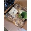 Image 8 : BOX OF GLASS VASES AND MORE