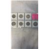 Image 2 : 7 CANADIAN 50 CENT COINS 1968, 1969, 1972, 1974, 1976, 1970, 1979