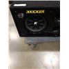 Image 2 : KICKER CAR AUDIO 9" SUBWOOFERS IN BASS BOX