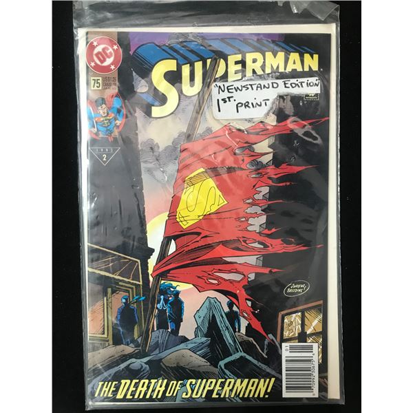 DC COMICS NO.75 SUPERMAN (NEWSTAND EDITION 1ST PRINT)