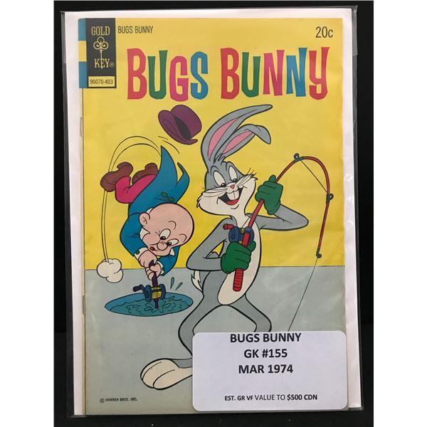 GOLD KEY COMICS NO.155 BUGS BUNNY (1974)