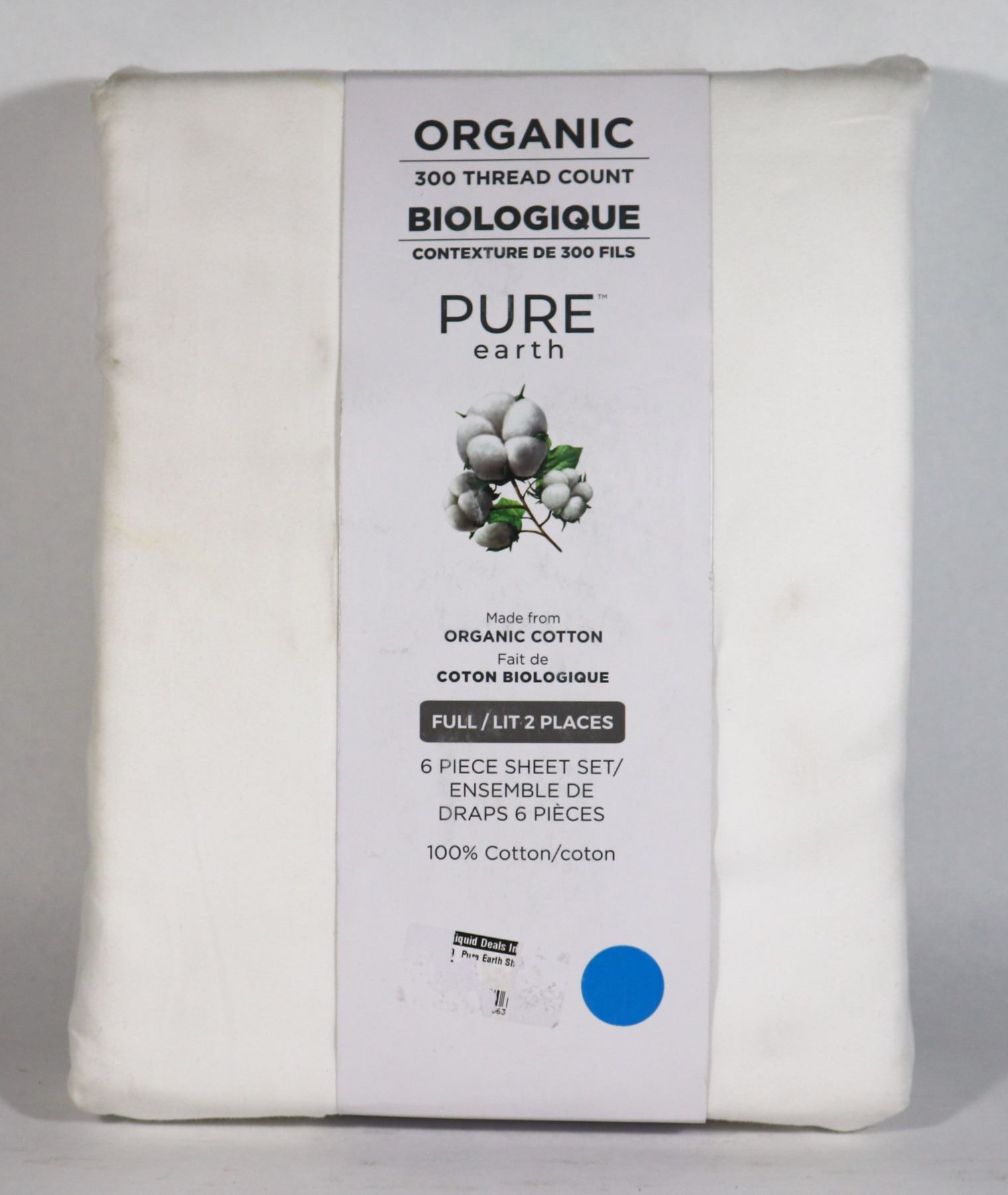STORE RETURN ORGANIC PURE EARTH FULL SHEET SET