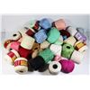 Image 1 : LARGE BUNDLE OF ASSORTED YARN TREADS