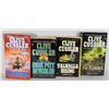 LOT OF 4 SOFT COVER CLIVE CUSSLER BOOKS